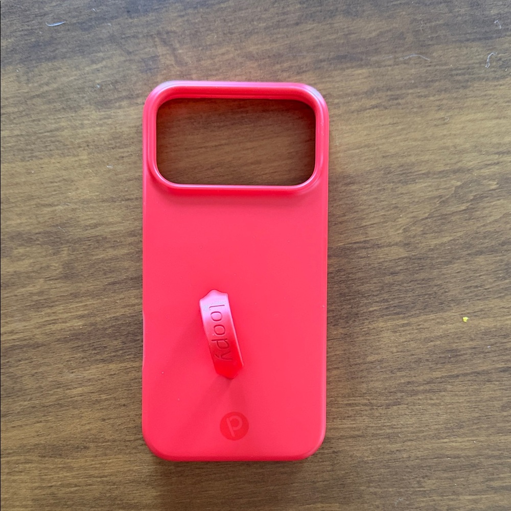 Red iPhone 17 Pro Max Loopy Case